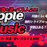 Apple Musicとは？使い方・プラン・料金・おすすめ便利機能を紹介